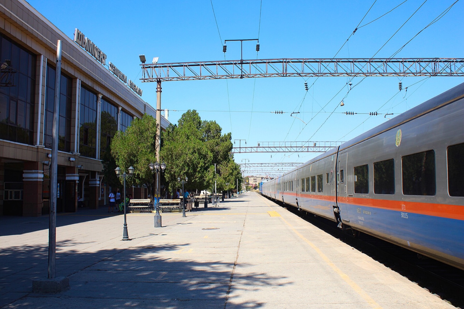 Talgo train at Shymkent station